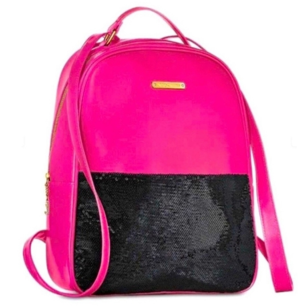 Juicy Couture Pink and Black Backpack